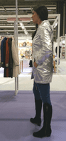 MODA❤️CATWALK❤️ Womens Silver Hooded Jacket db173